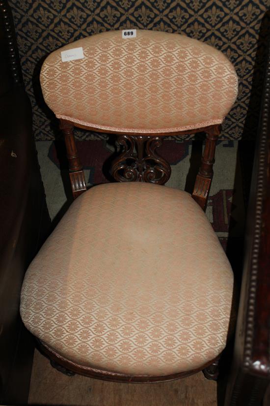 Edwardian nursing chair
